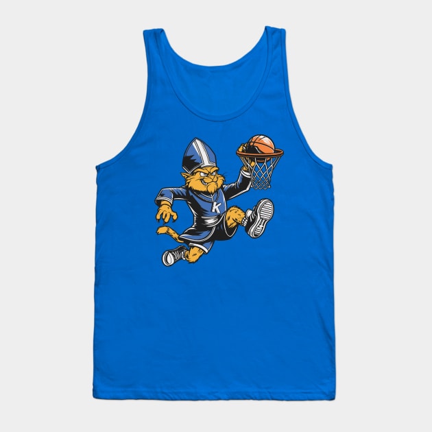 Cat Pope Basketball Tank Top by Etopix